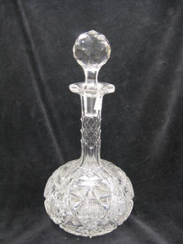 Libbey Cut Glass Decanter beautiful 14cafa