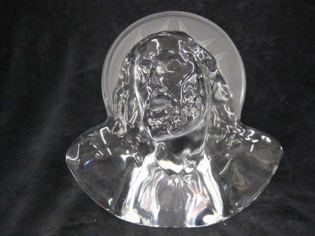 Lalique French Crystal Figurine of Christ