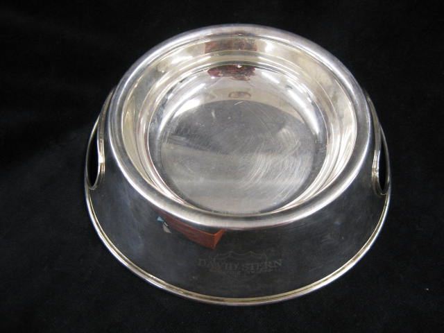 Sterling Silver Dog Bowl by David Stern