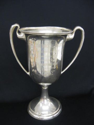 Huge Sterling Silver Trophy The 14cb2d