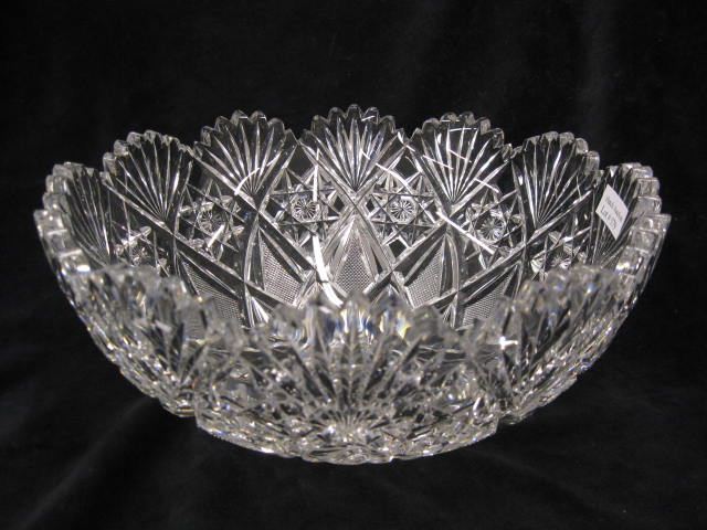 Hawkes Cut Glass Fruit Bowl center 14cb49