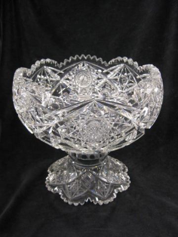 Sinclaire Cut Glass Punchbowl on 14cb4a