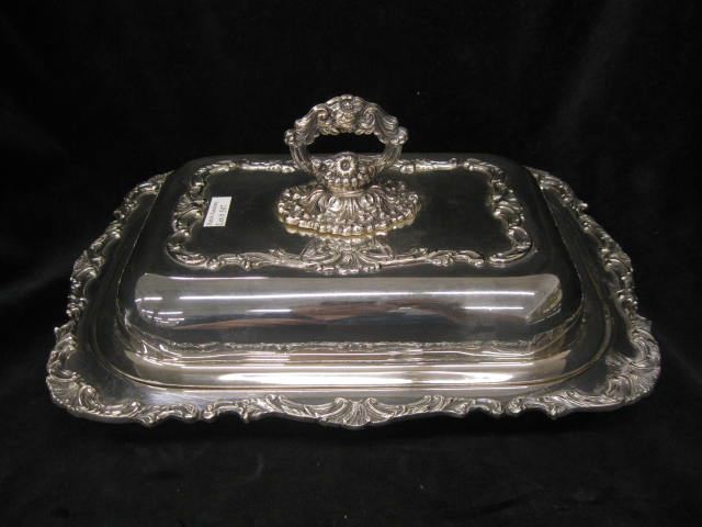 Silverplate Covered Entree Dish