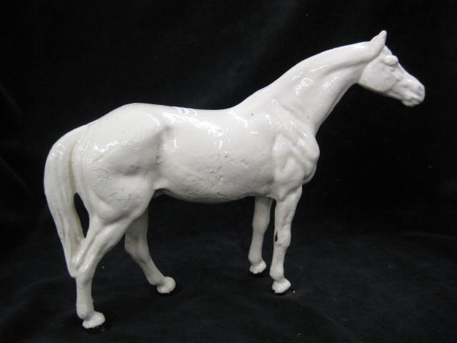 Cast Iron Figurine of a Horse white 14cba1