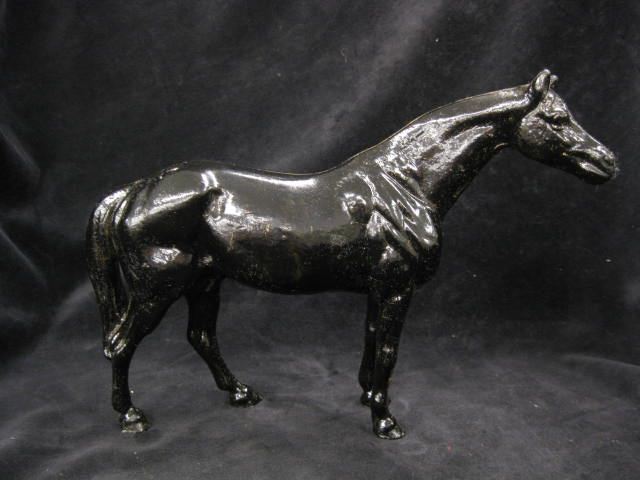 Cast Iron Figurine of a Horse black
