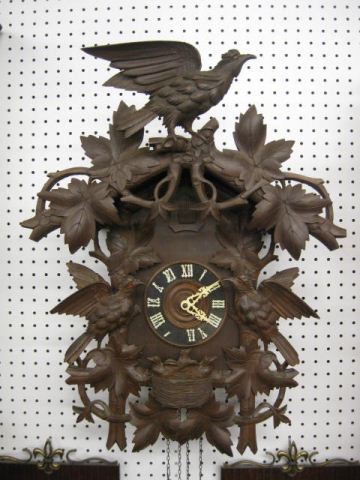 Black Forest Carved Cuckoo Clock