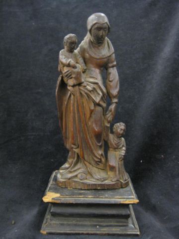 18th Century Carved Wooden Statueof