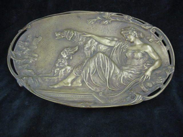 Victorian Brass Wall Plaque with 14cbcc