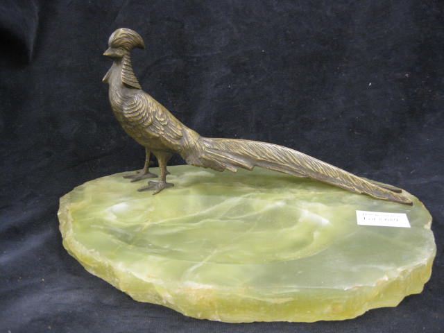 Bronze Figurine of a Pheasant on 14cbcd