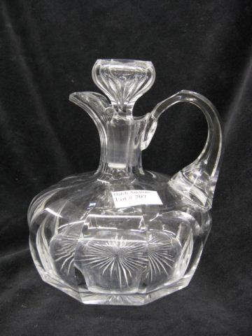 Cut Glass Whiskey Decanter brilliant