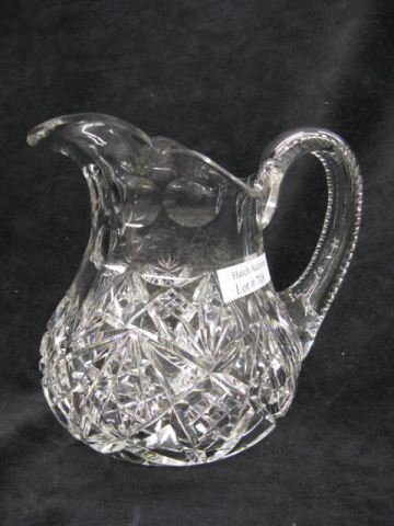 Hawkes Cut Glass Milk Pitcher brilliant