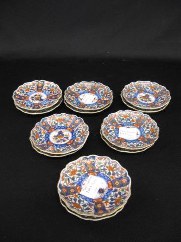 Set of 12 Japanese Imari Porcelain