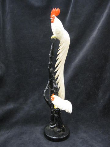 Carved Ivory Figurine of Rooster 14cbeb