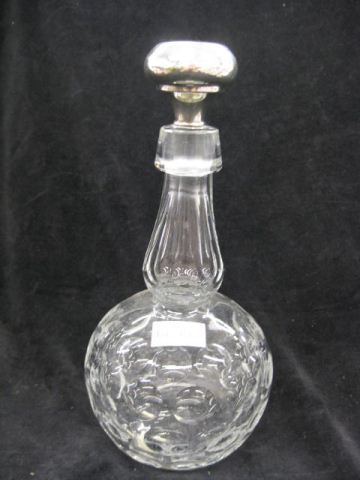 Hawkes Cut Glass Decanter with Sterlingstopper