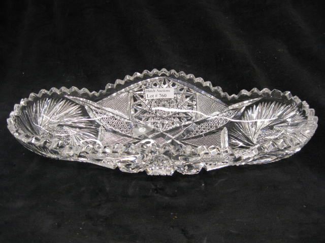 Cut Glass Pickle Dish brilliant period