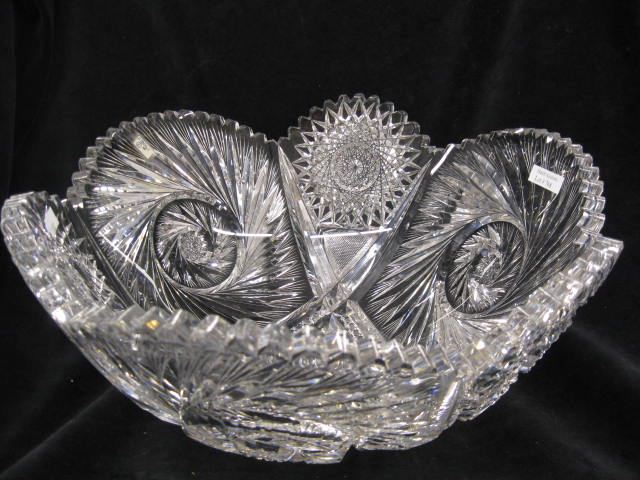 Cut Glass Punchbowl brilliant period