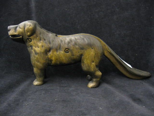 Cast Iron Figural Dog Nutcracker 5