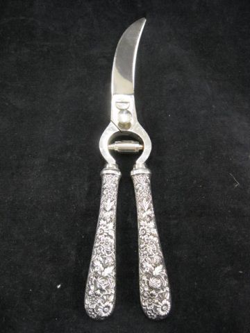 Kirk Repousse Sterling Silver PoultryShears