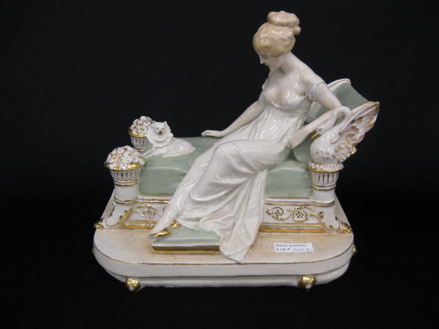 German Porcelain Figurine of Lady