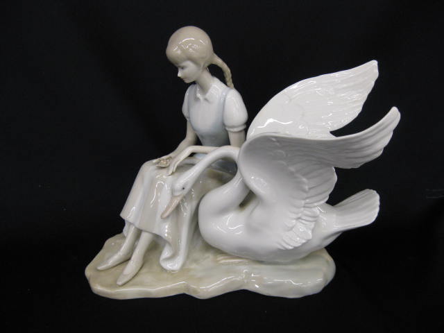 Spanish Porcelain Figurine of Girl