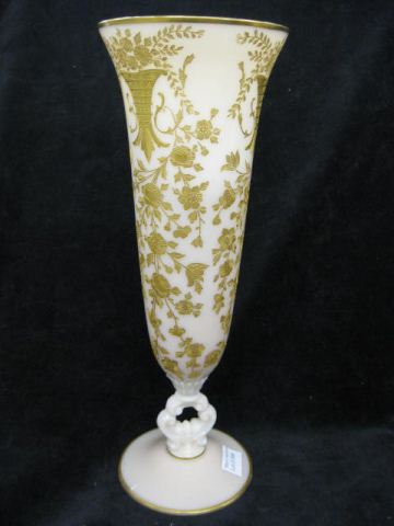 Crown Tuscan Cambridge Glass Vase