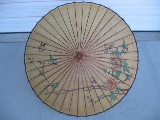 Oriental Handpainted Umbrella 26  14ccd3