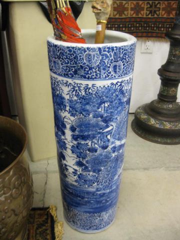 Japanese Blue Imari or Arita Porcelainumbrella