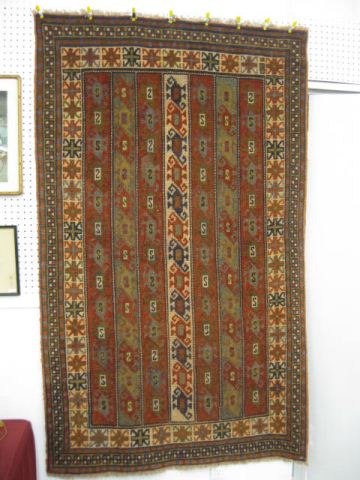 Kazak Persian Handmade Rug rows