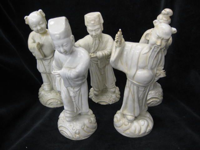 5 Chinese Porcelain Figurines blanc de chine 14cce8