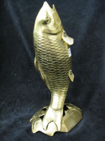 Pair of Oriental Brass Figurines 14cceb