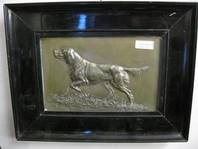 Victorian Plaque of Dog by Offlug 1895