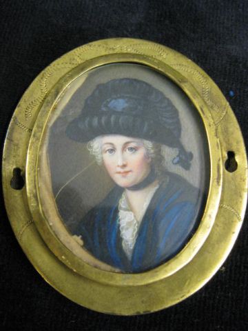 18th Century Miniature Portrait 14cd37