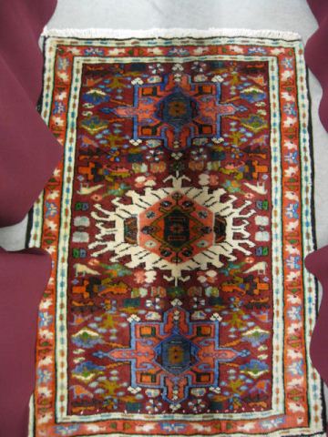 Heriz Persian Handmade Mat geometric 14cd41