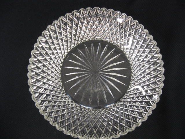 4 Cut Glass Bowls strawberry diamond