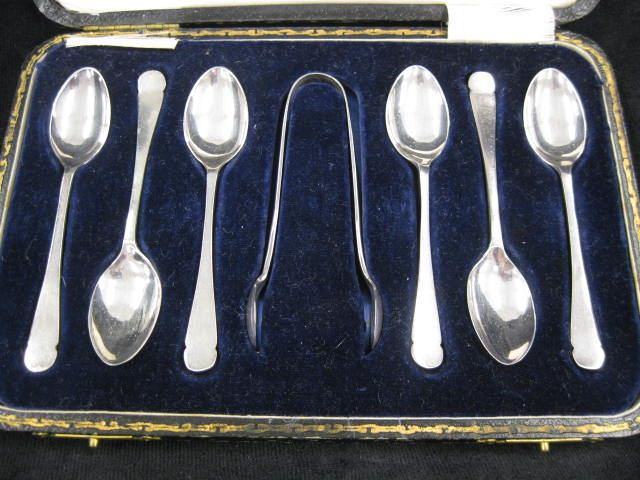 7 pc English Sterling Silver Spoon 14cd69
