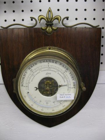Schatz Wall Barometer ships clock 14cd67