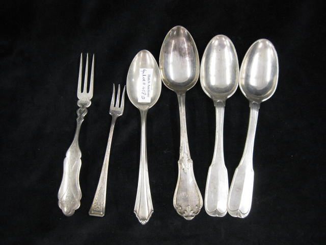 Silver Flatware;sterling coin European