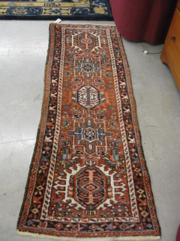 Heriz Persian Handmade Runner geometric