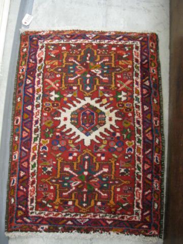 Heriz Persian Handmade Mat geometric 14cdb7