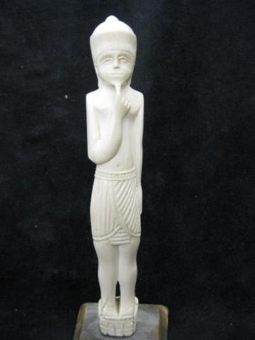 Carved Ivory Figure Egyptian Style