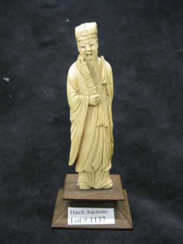 Carved Ivory Figurine of an Immortal