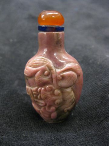Carved Hardstone Chinese Snuff