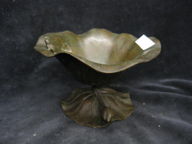 Oriental Bronze Figural Compote 14cdf8