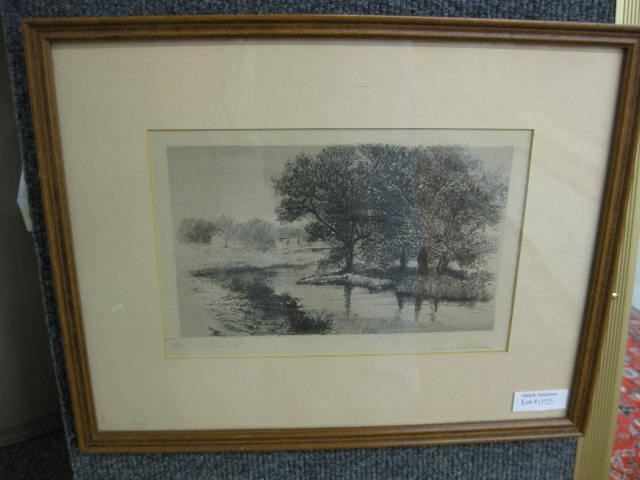 Edith Penman Etching ''Country