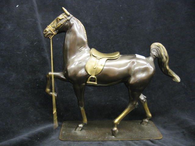 Art Deco Bronzed Statue of a Horse