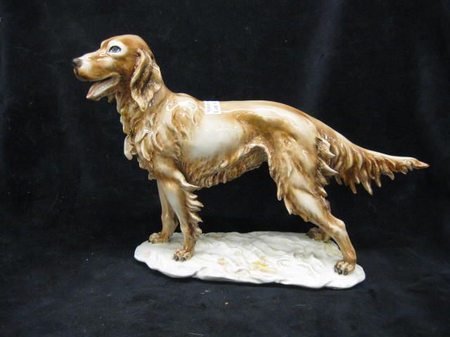 Fine Porcelain Figurine of a Spaniel