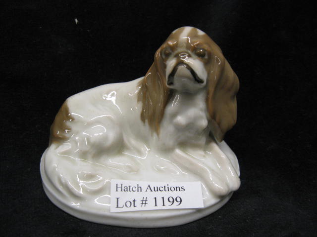 Rosenthal Figurine of a Spaniel at Rest