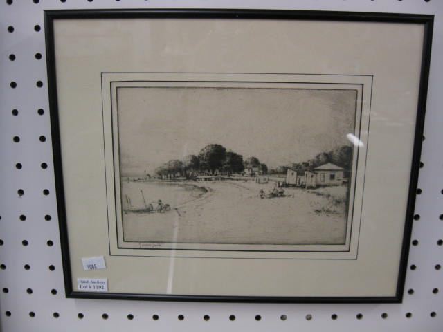 J. Andre Smith Drypoint Etching