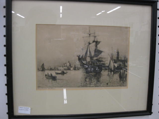 C D Eldred Etching Venetian 14ce07