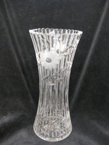 Cut Glass Vase brilliant period